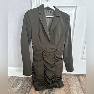 Zara ruched dress size M